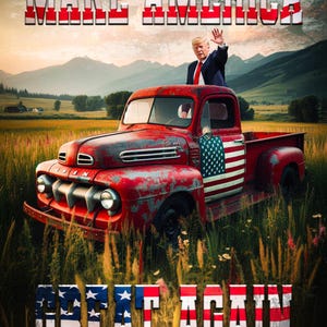 Custom Patriotic Truck T-Shirt