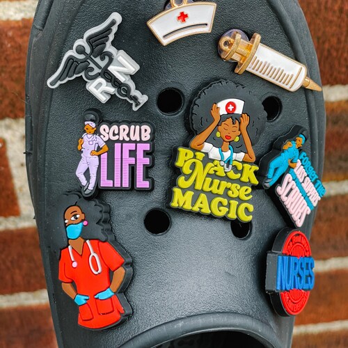 Melanin Shoe Charms Black Girl Magic Charms for Your Crocs Etsy