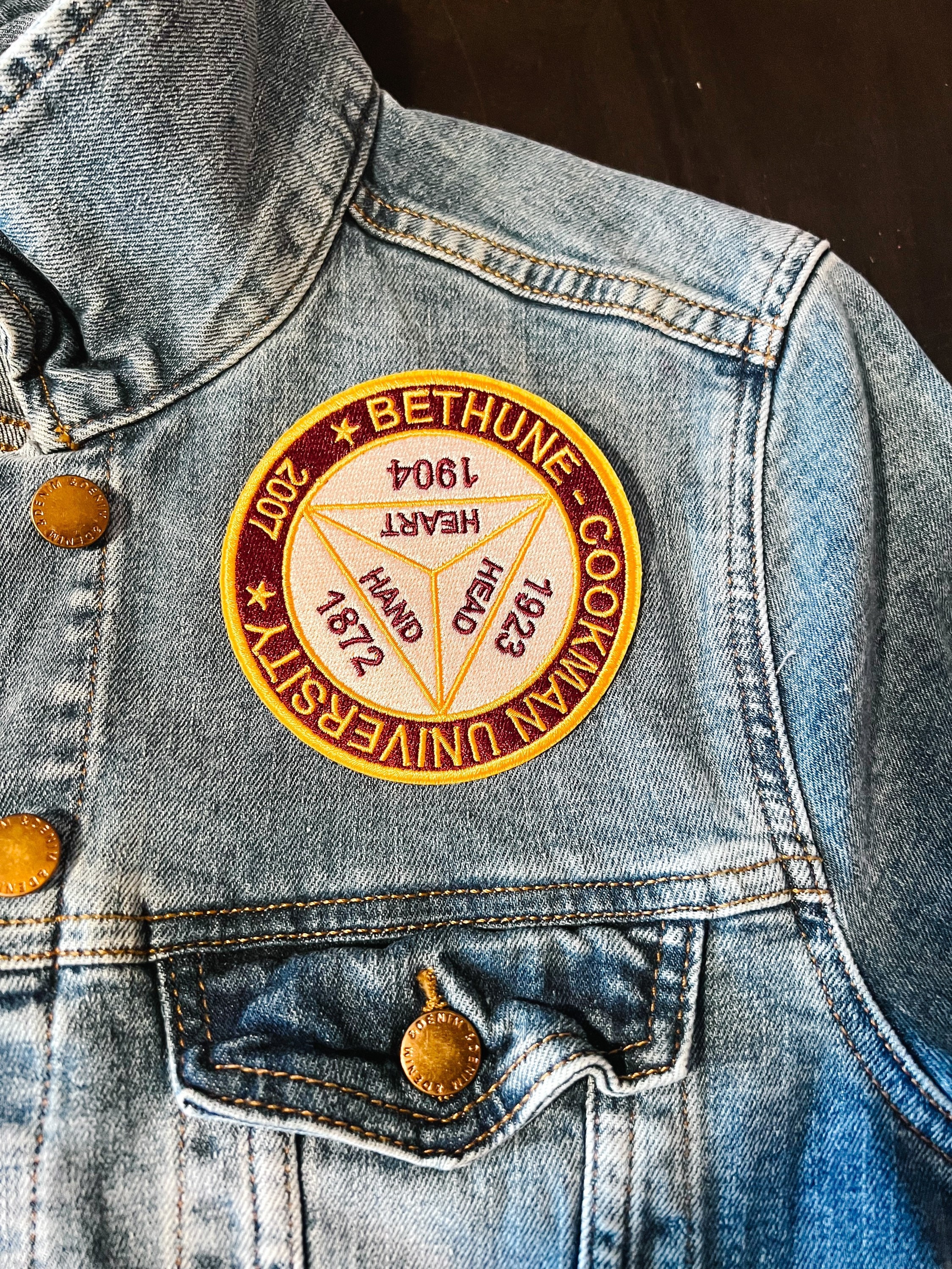 Bethune Cookman Iron-on patch