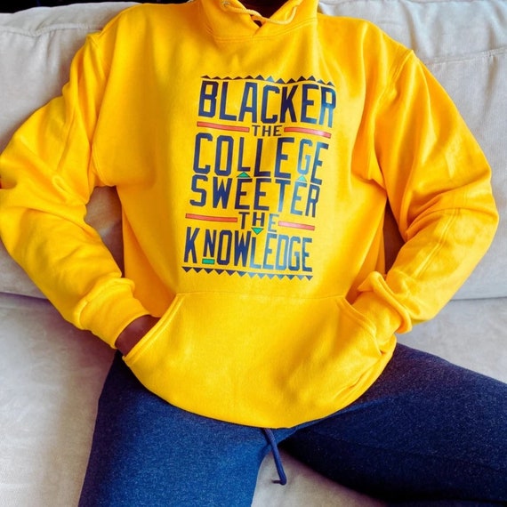 Blacker the College Hoodie Etsy New Zealand