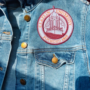 Toppa termoadesiva della Claflin University
