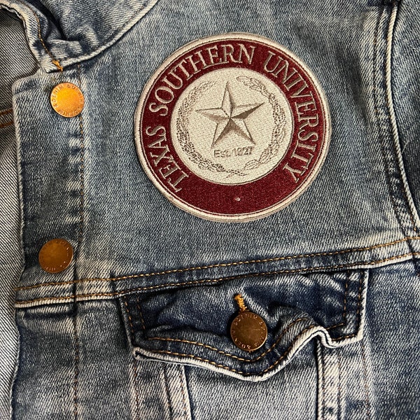 Texas Southern University Iron-on patch