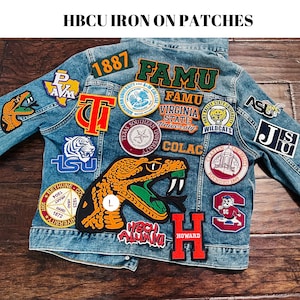 HBCU Pride Jacket with Iron-On Patches (ONLY patches)
