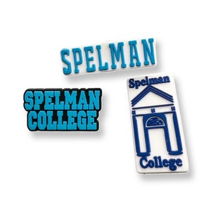 Spelman College croc charm bundle (Spelmanite)