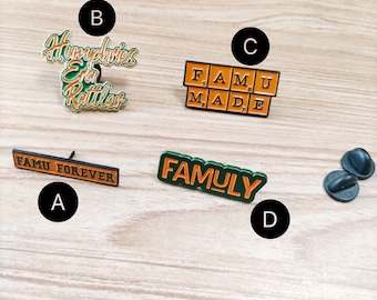 Florida Agricultural & Mechanical University Enamel Pins