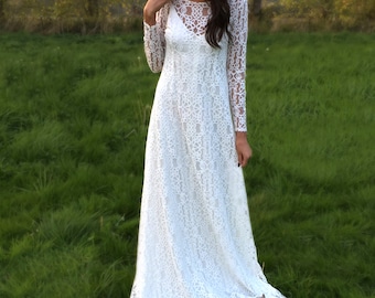 Boho / Hippy / Woodland Wedding / Vintage Inspired / Contemporary/Bridal Gown / Wedding Dress / 'Kendra'