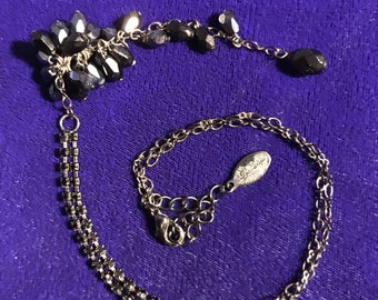 Collana Guess Con Ciondolo Bimetallo E Cordino In Pelle - Nuova #5410030