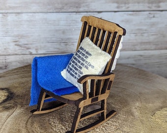 Father’s Day in Heaven memorial chair ,fathers day gift empty chair sympathy gift dad  condolence gift idea in loving memory.