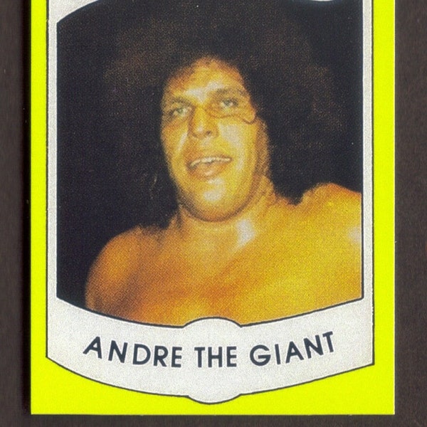 ANDRE The GIANT Novelty Rookie RP Card #1 Wrestling '82 Free Shipping