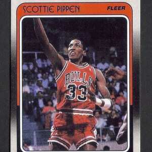 SCOTTIE PIPPEN Novelty Rookie RP Card 20 Bulls Rc 1988 F Free 