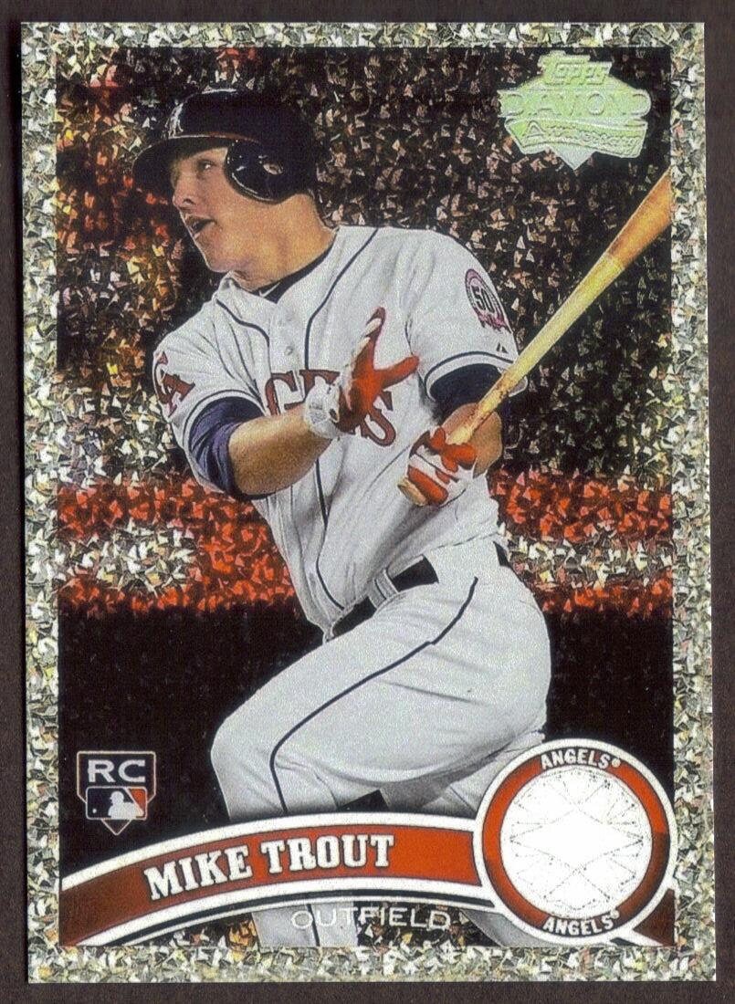 Mike TROUT Novelty Rookie RP Card US175 Diamond Angels RC - Etsy Hong Kong