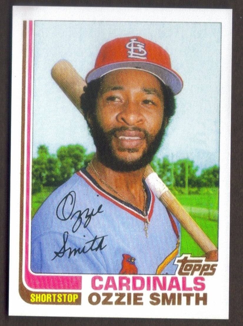 OZZIE SMITH Rookie RP 109T Cardinals 1982 T Free Shipping Etsy