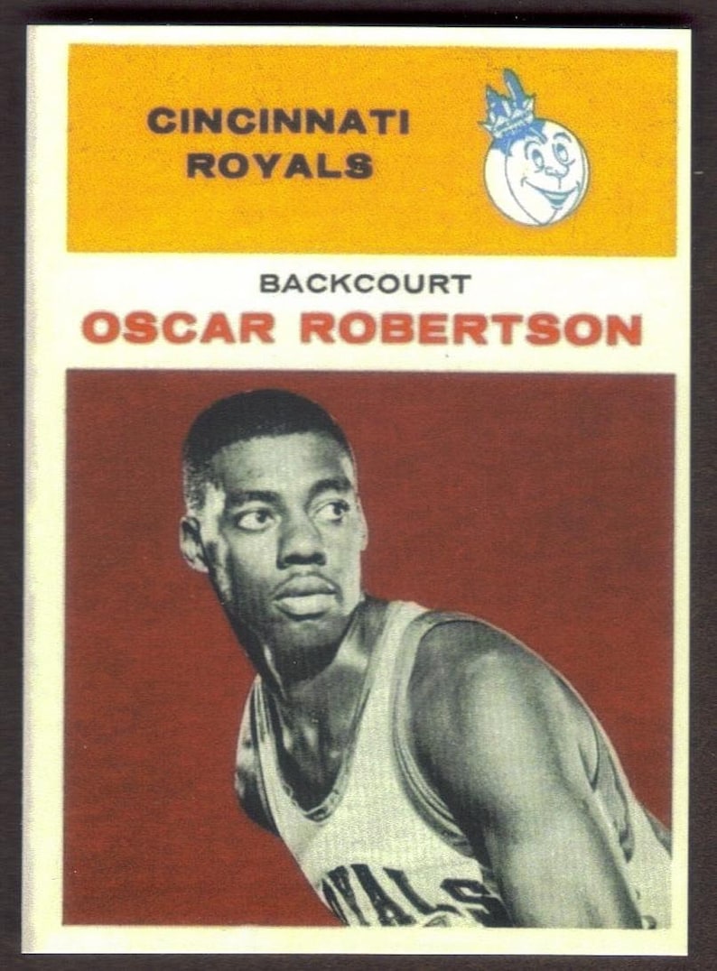 OSCAR ROBERTSON Rookie Card RP 36 Royals Rc 1961 F Free Etsy