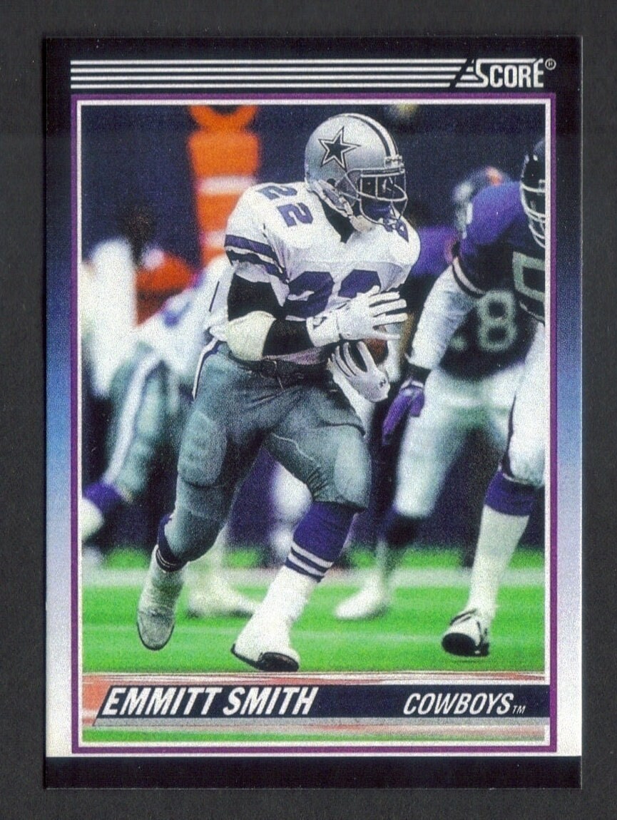 Emmitt Smith 2 Color Jumbo Jersey Patch Card Cowboys Nice!