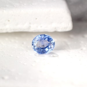 Natural Kashmir Blue Sapphire Oval-Rare Blue Kashmir Sapphire-Certified Kashmir Sapphire 0.45 cts-cashmere mined rare Blue Sapphire oval