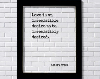 Robert Frost Zitat Etsy