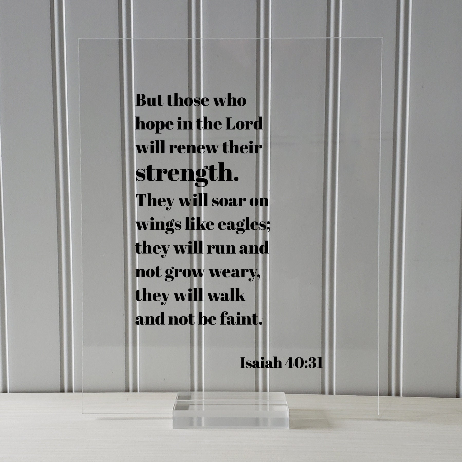 Isaiah 40:31 - but Those Who Hope in the Lord Will Renew Their Strength ...