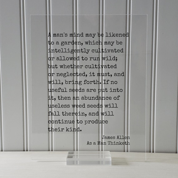 James Allen As a Man Thinketh Zitat Der Verstand eines Mannes