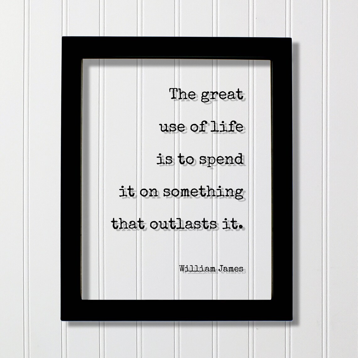 William James Floating Quote the Great Use of Life is to - Etsy