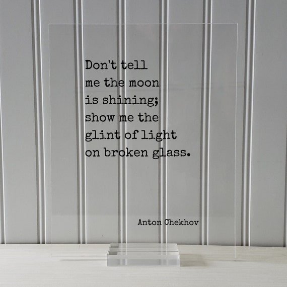 Anton Tchekhov Citation Flottante Ne Me Dites Pas Que La Etsy France