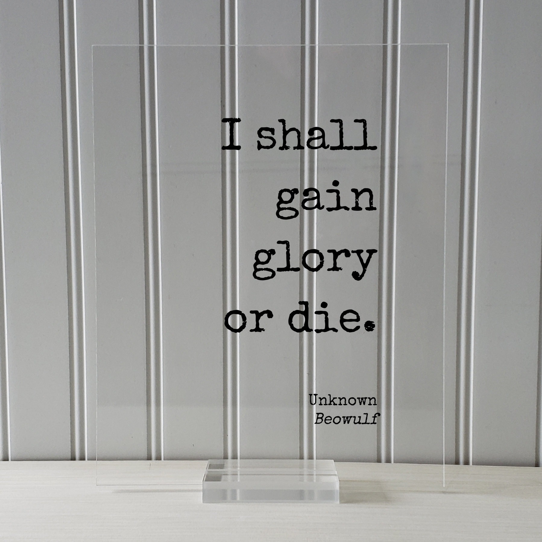 Buy Beowulf - Unknown - I Shall Gain Glory or Die - Victory Success  Leadership Warrior Fighter Triumph Honor Strength Greatness Prestige Renown  Online in India - Etsy, image size:1798x1798