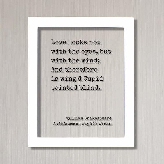 洋書 LOVE LOOKS NOT WITH THE EYES William Shakespeare - Love looks not with the eyes, but