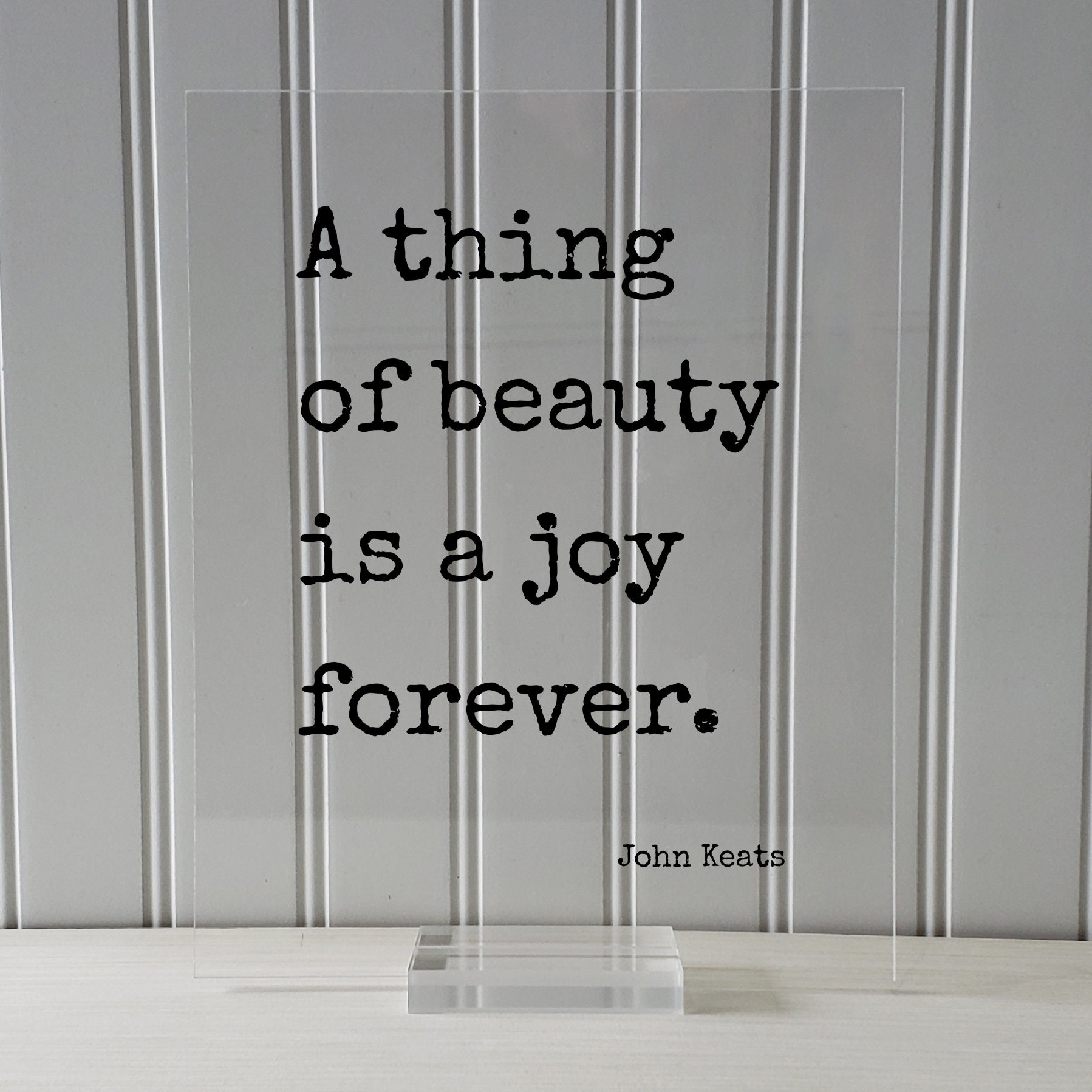 John Keats - Floating Quote - A Thing of Beauty is a Joy Forever - Beautiful  Gorgeous Gift for Wife Girlfriend Happy Happiness Joyful Art - Etsy, image size:1798x1798