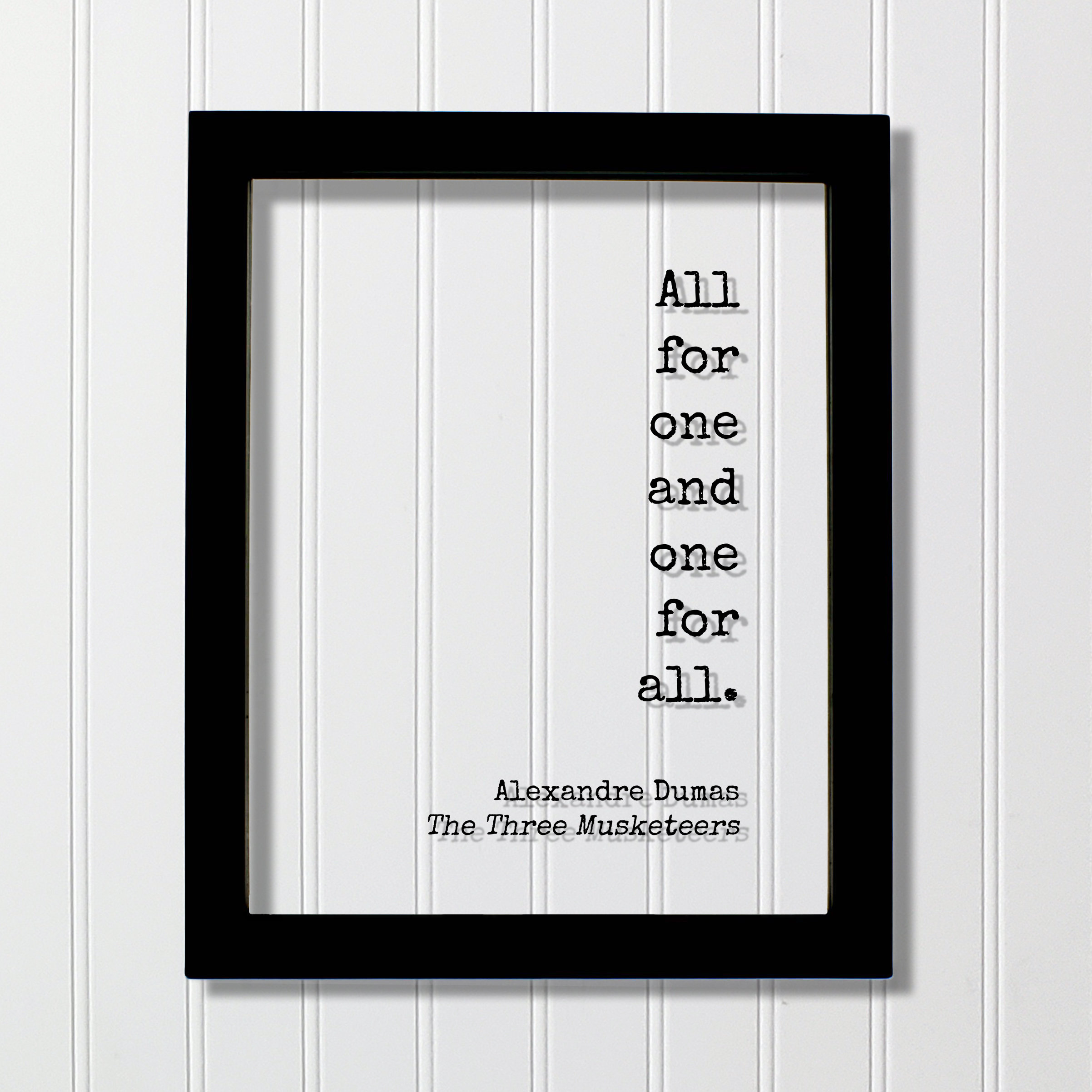 Alexandre Dumas The Three Musketeers All For One And One Etsy
