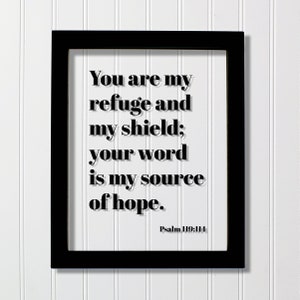 You are my refuge and my shield your word is my source of hope Tote Bag You are my refuge and my shield your word is my source of hope Tote Bag