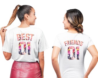 Best friend shirts for 2 - Etsy Nederland