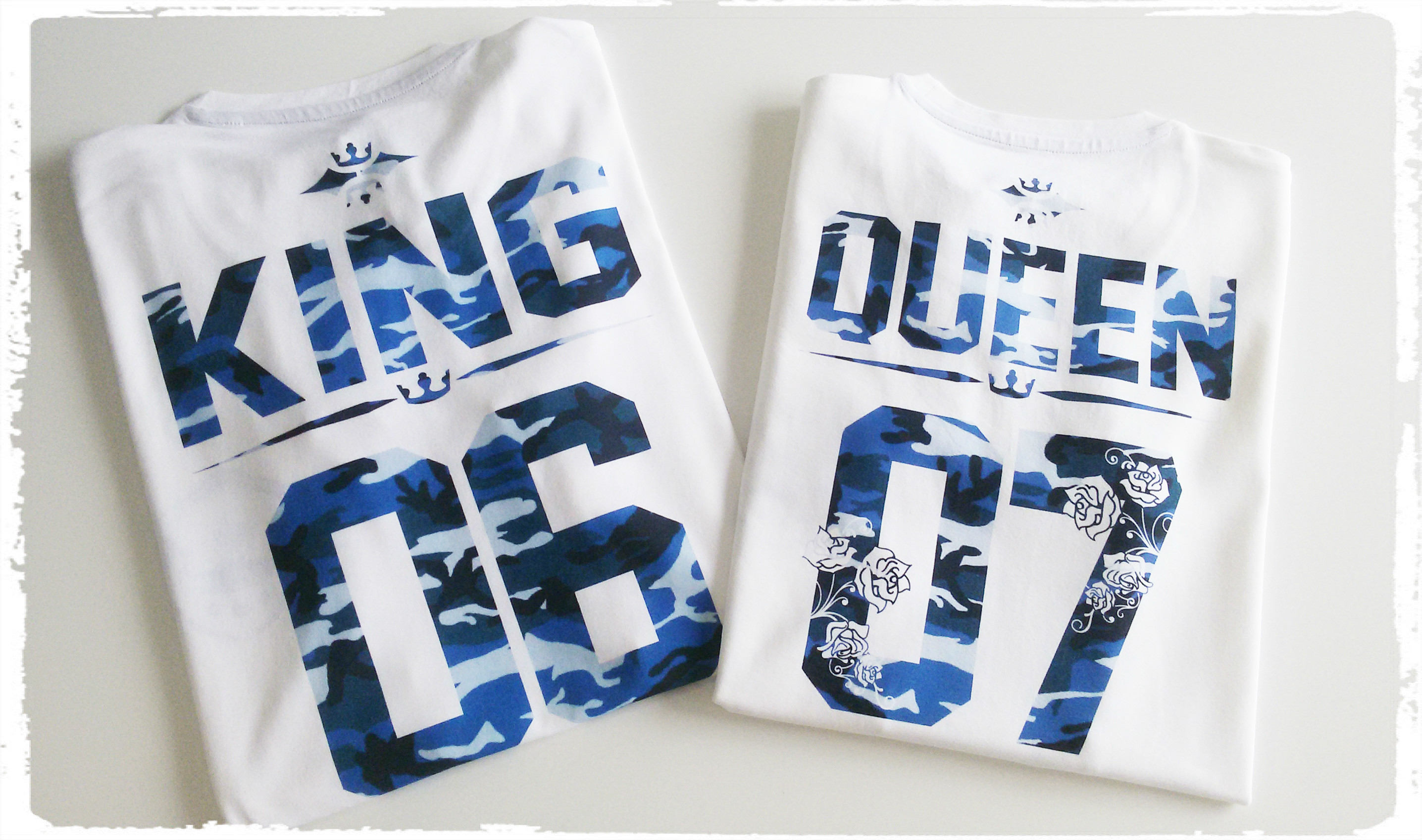 King and Queen Couple Shirts King Queen 
