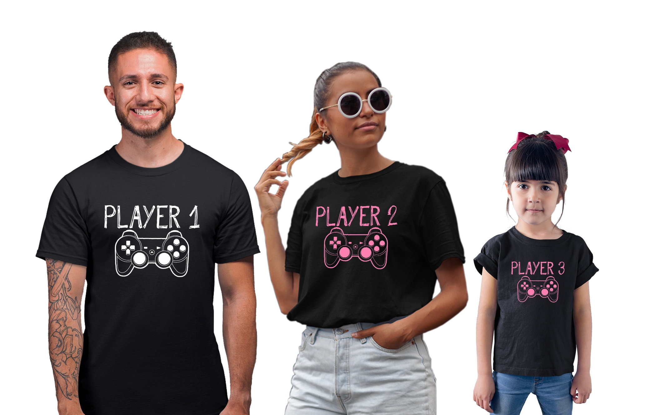 Gamer Family Matching Matching Family T-shirts Etsy
