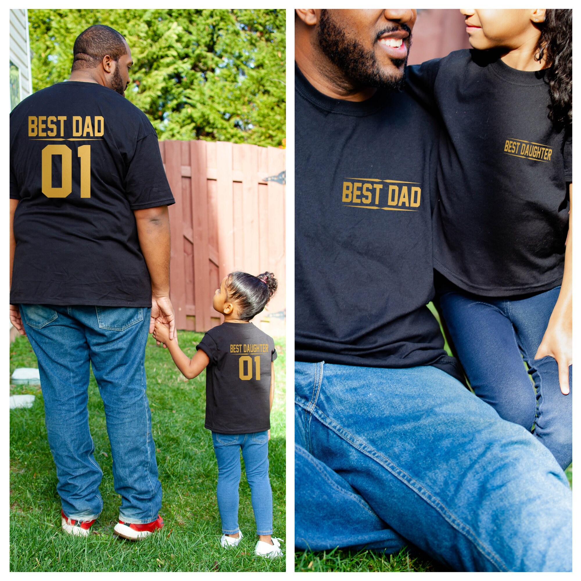 matching daughter and dad outfits