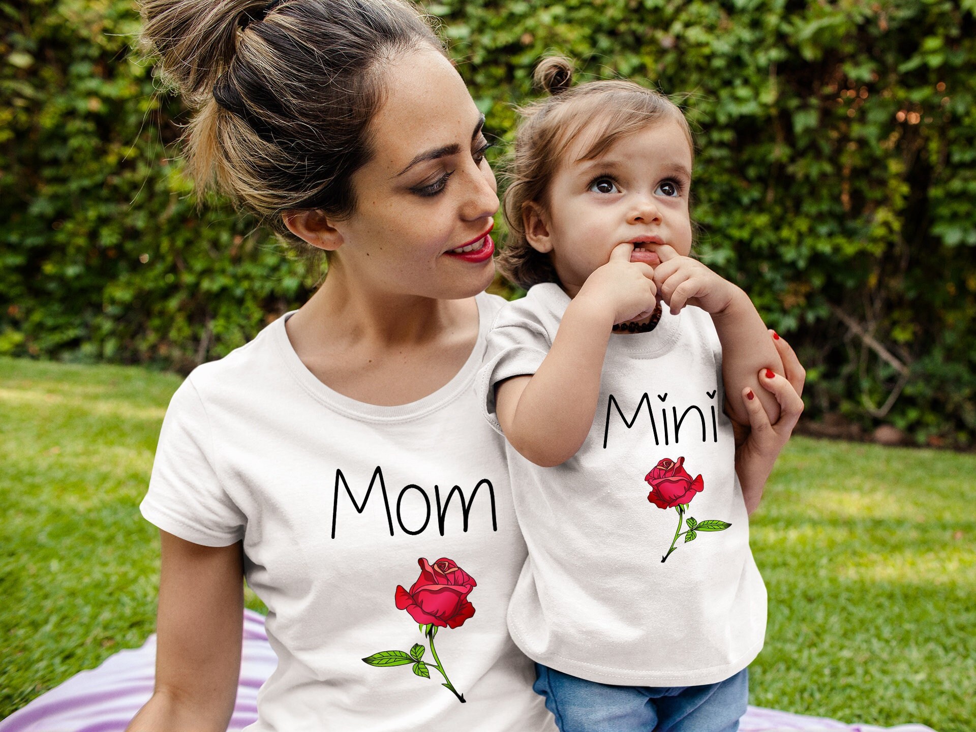 Mother's Gift Mom Mini Matching Tshirts Mommy and Me Etsy