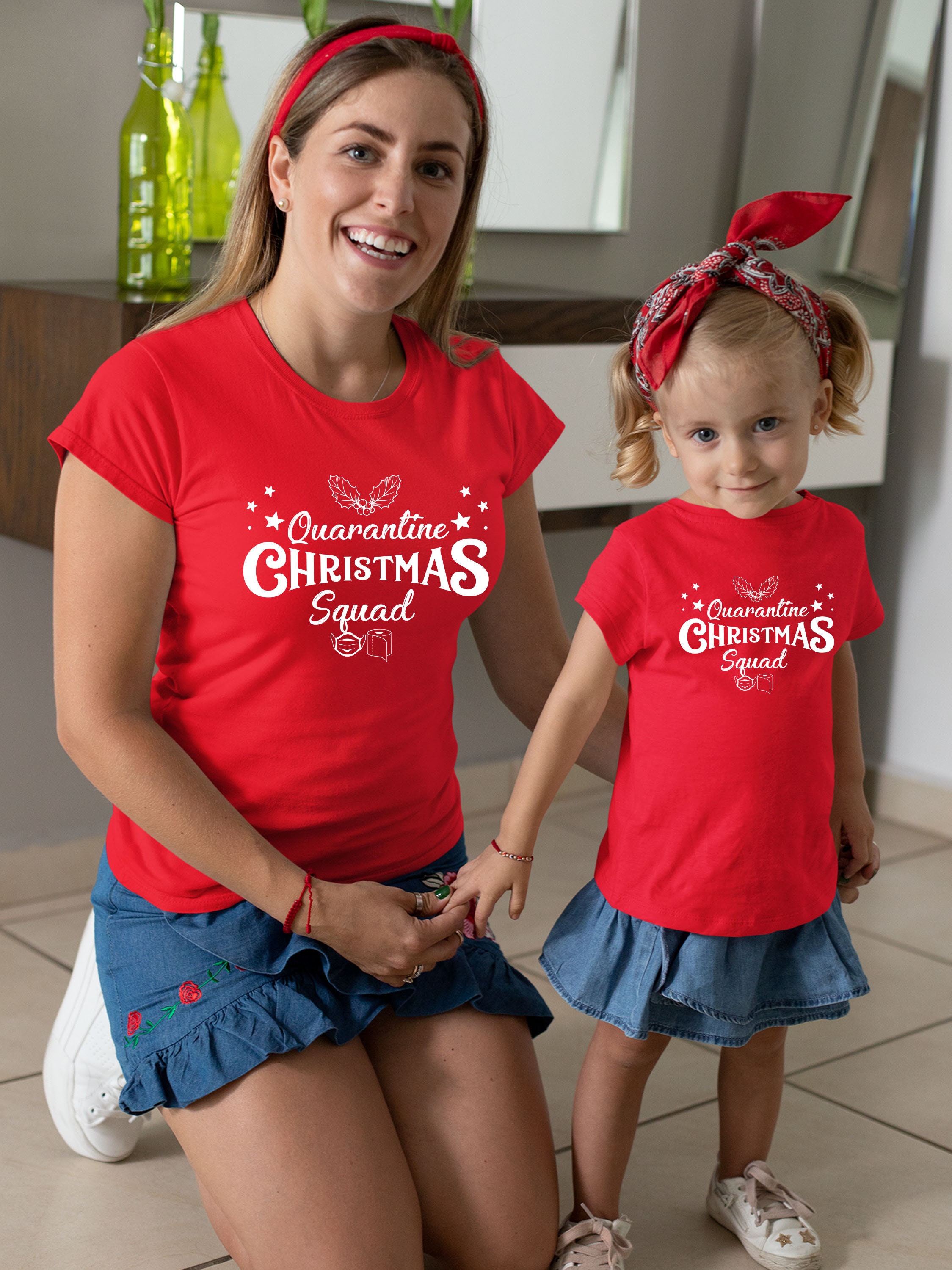 Quarantine Christmas Squad Shirts Quarantine Christmas Etsy