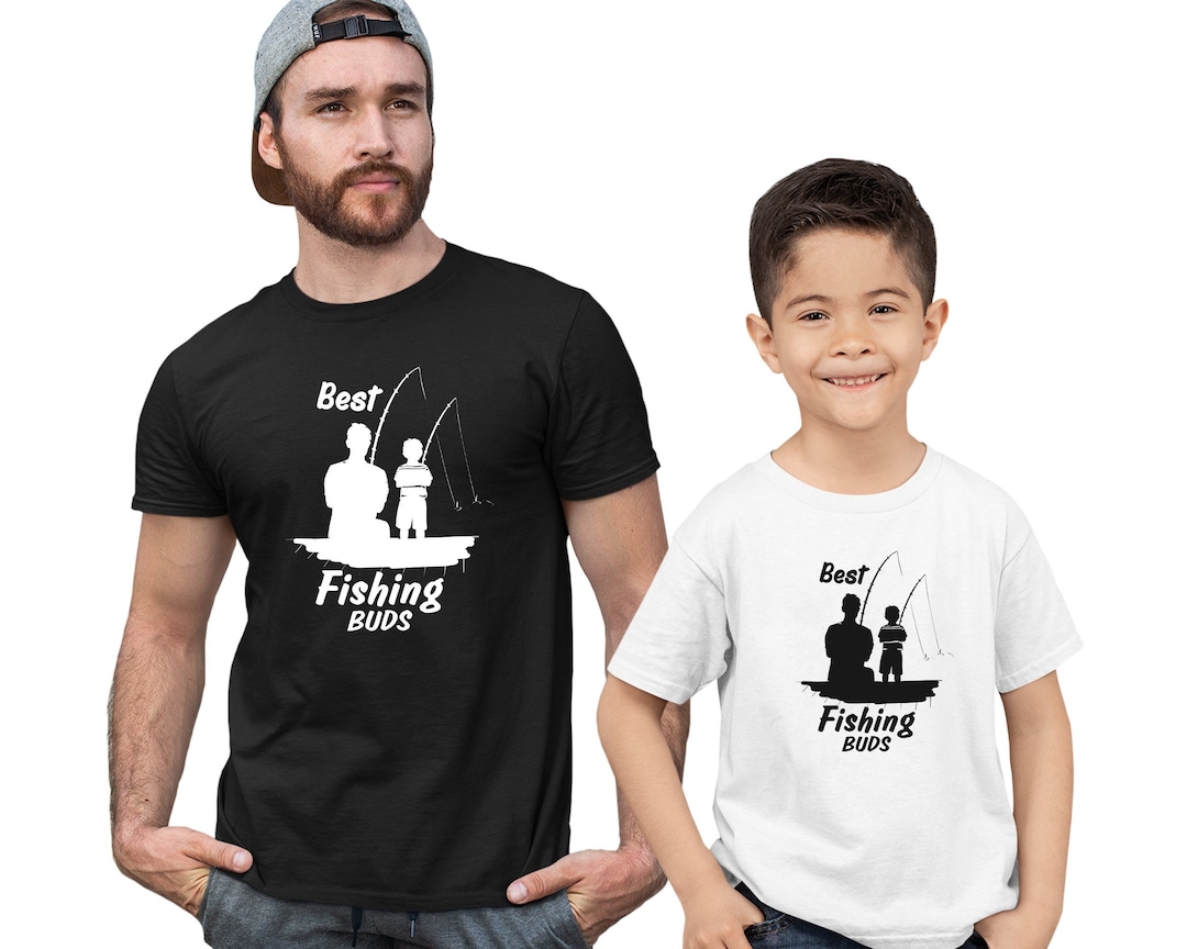 Father Kid Fishing Shirts Fishing Shirts Father Son Dad Son Etsy