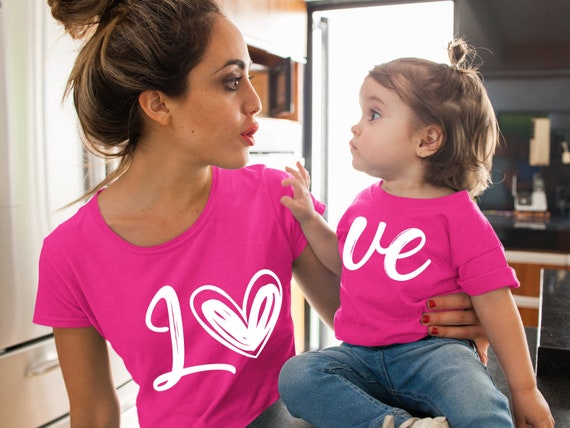 autoridad siguiente Luminancia Camisas a juego para mamá e hija camisas para el día de la - Etsy España