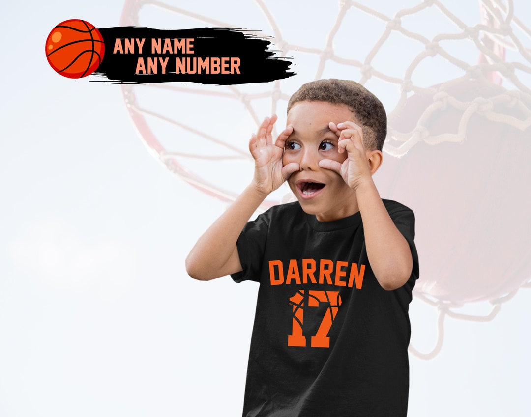 Custom Basketball Shirt Custom Name and Number Basketball Etsy