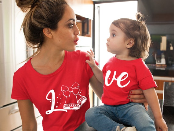 Shirts Mom Daughter Matching Christmas 