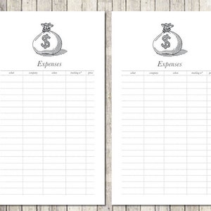 Printable Planner Inserts Personal Expenses Budget for Kate Spade ...