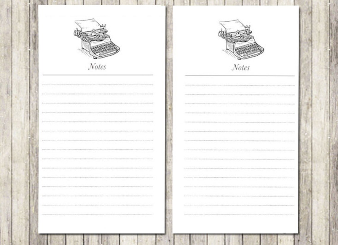 Printable Planner Inserts Personal Notes and Doodles for Kate | Etsy