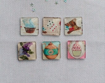 aguja Keeper Flor Ladybird punto de cruz bordados Aguja Minder magnético