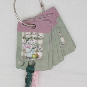 Gotas de hilo de huerto de manzanas/ tarjetas de hilo/ soportes de flss para hilo de bordar (conjunto de 20)