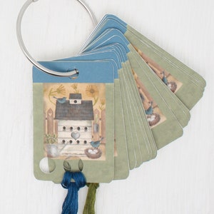 Gocce di filo per casetta per gli uccelli/carte di filo/supporti per filo da ricamo (set di 20)