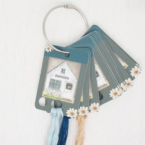 Gouttes de fil de ferme/cartes à fil/porte-fil pour fil à broder (lot de 20)