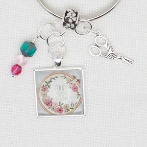 Cross Stitch/Embroidery Floss Ring / thread drop/ thread keeper for cross stitch or embroidery floss