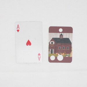 Fall Barn Thread Drops/ Thread Cards/ Flss Holders for Embroidery Floss ...