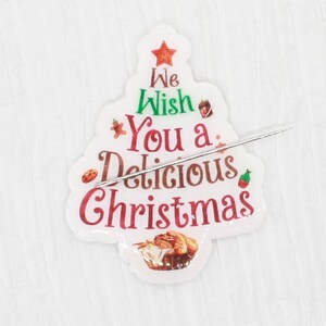 Needle Minder Christmas tree needle minder/ cover minder for cross stitch/ embroidery/ needlepoint or diamond painting resin
