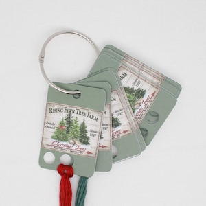Arbres de Noël, chutes de fil/cartes de fil/porte-fil pour fil à broder (lot de 20)