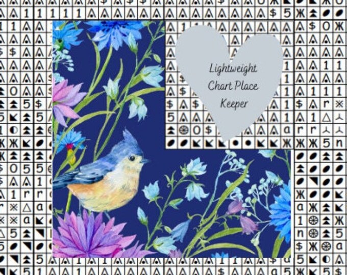 Pattern Keeper Chart Bird Chart Place Keeper/ Pattern Helper/ Chart Marker/ Pattern Marker ...